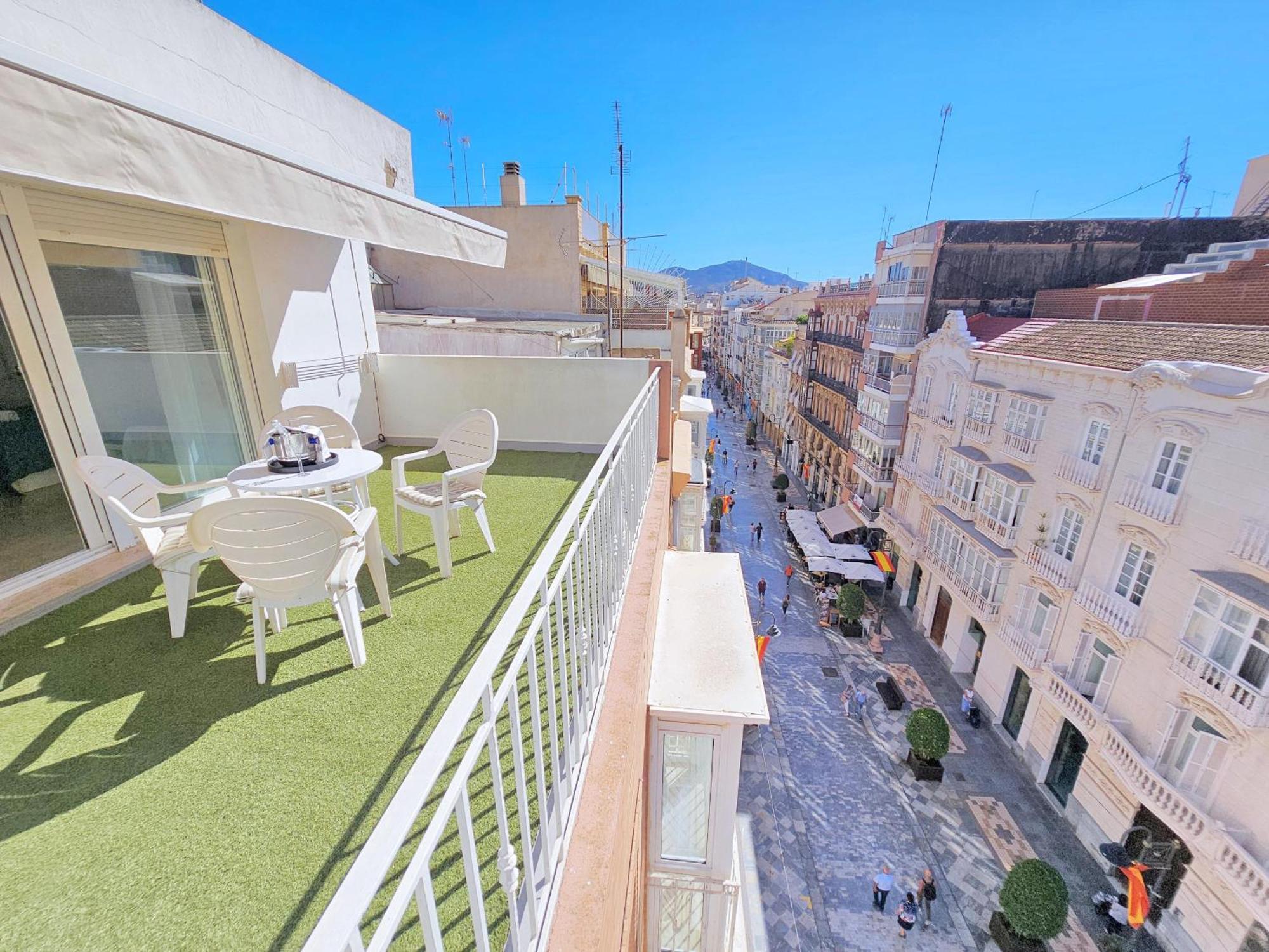 Atico A Cartagena Centro Historico Parking Apartment Exterior photo
