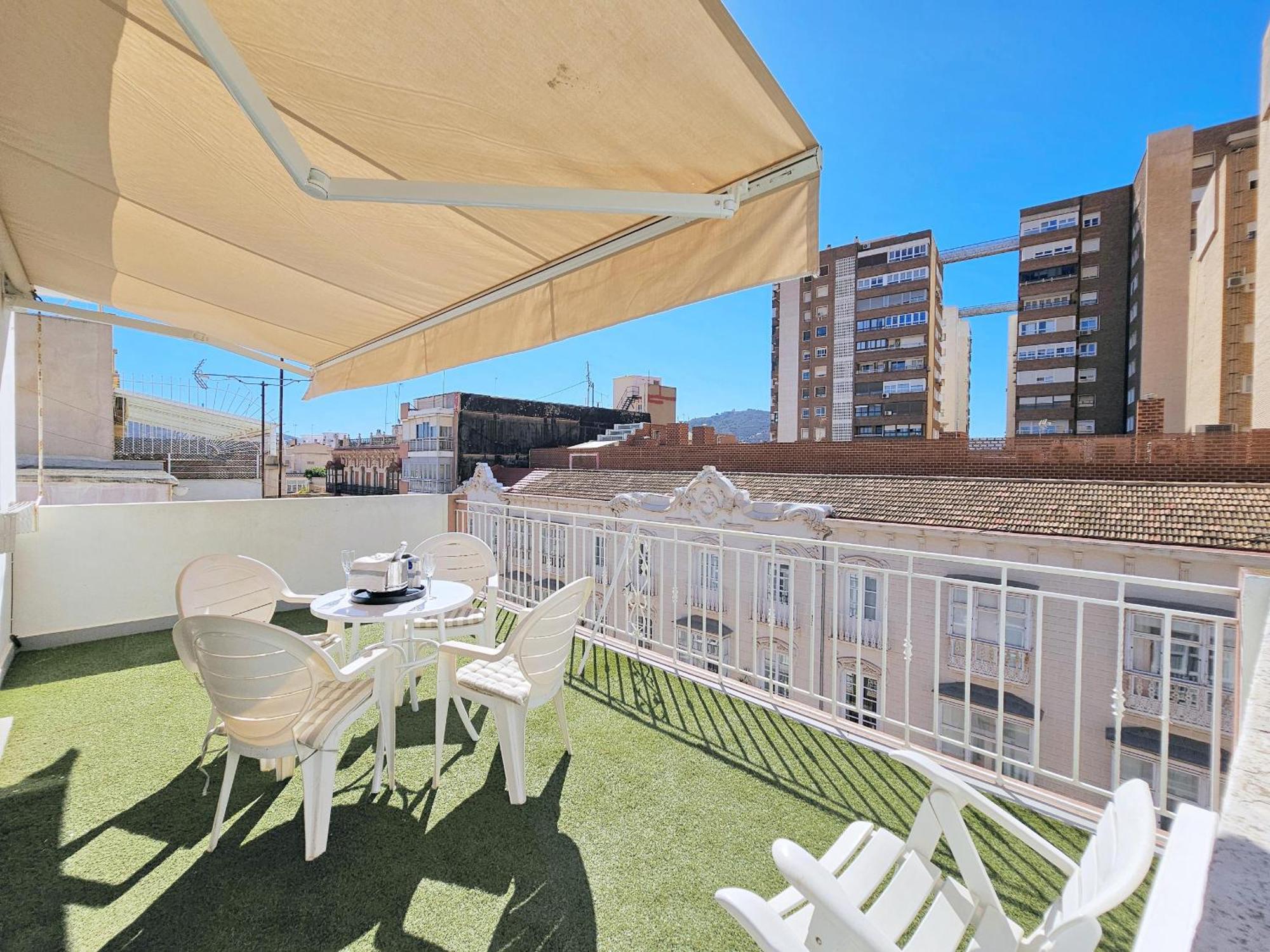 Atico A Cartagena Centro Historico Parking Apartment Exterior photo