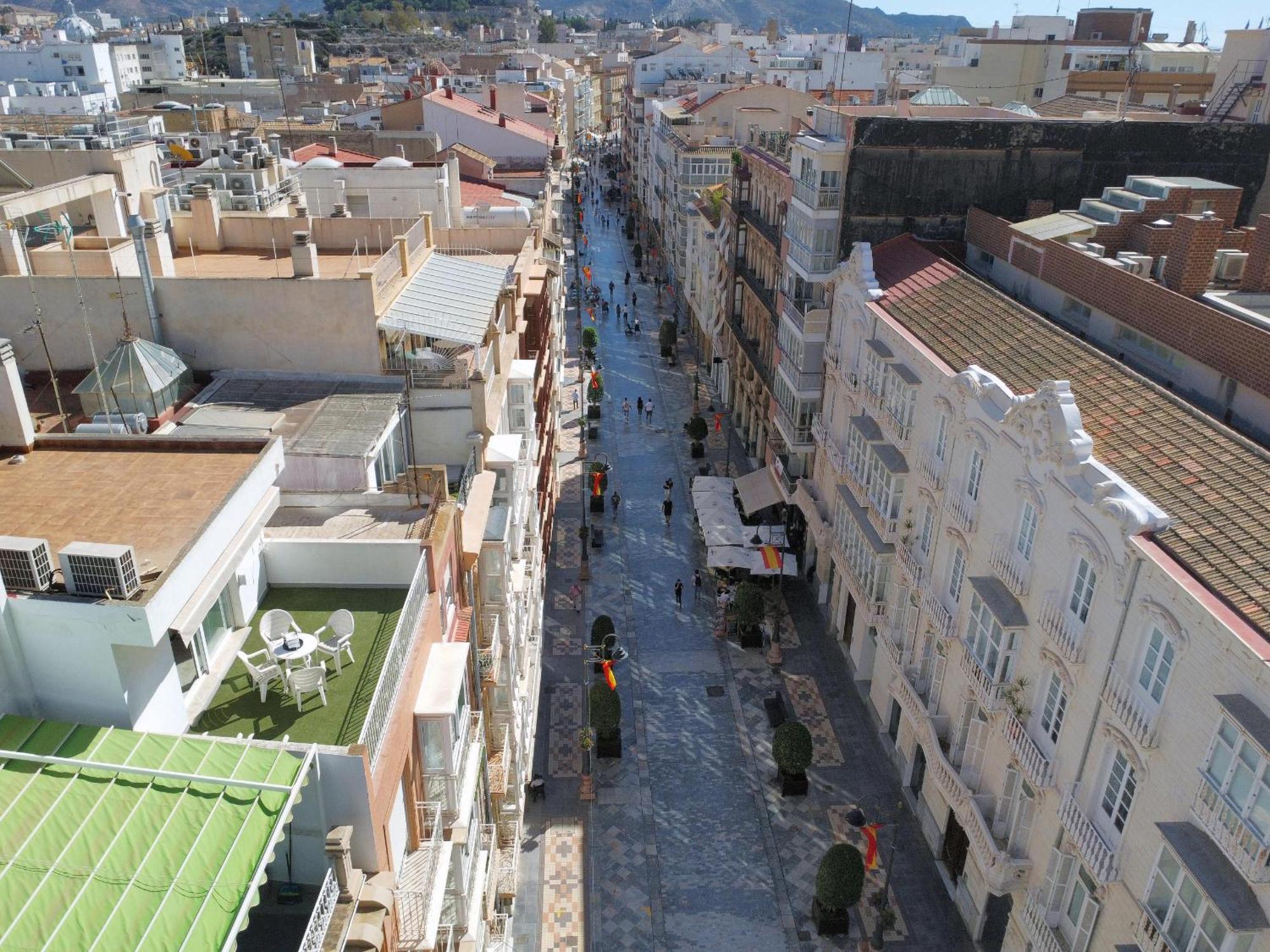 Atico A Cartagena Centro Historico Parking Apartment Exterior photo