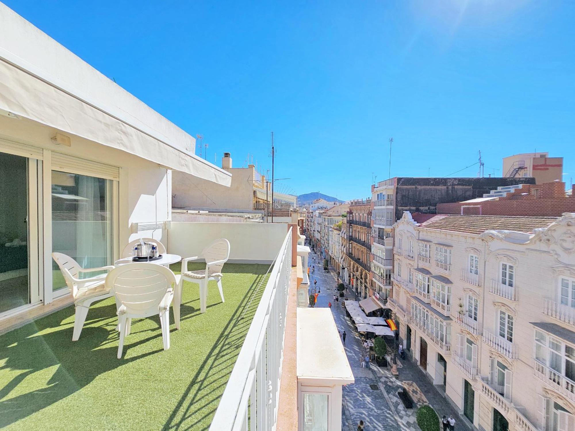 Atico A Cartagena Centro Historico Parking Apartment Exterior photo